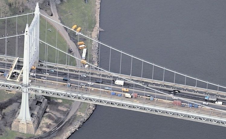 Harlem River Bridges - Triborough Bridge: randal and ward island - triborough bridge -1